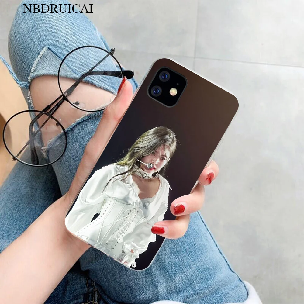 PENGHUWAN Jennie Kim красивый черный мягкий чехол для телефона iPhone 11 pro XS MAX 8 7 6 6S Plus X 5S SE XR |