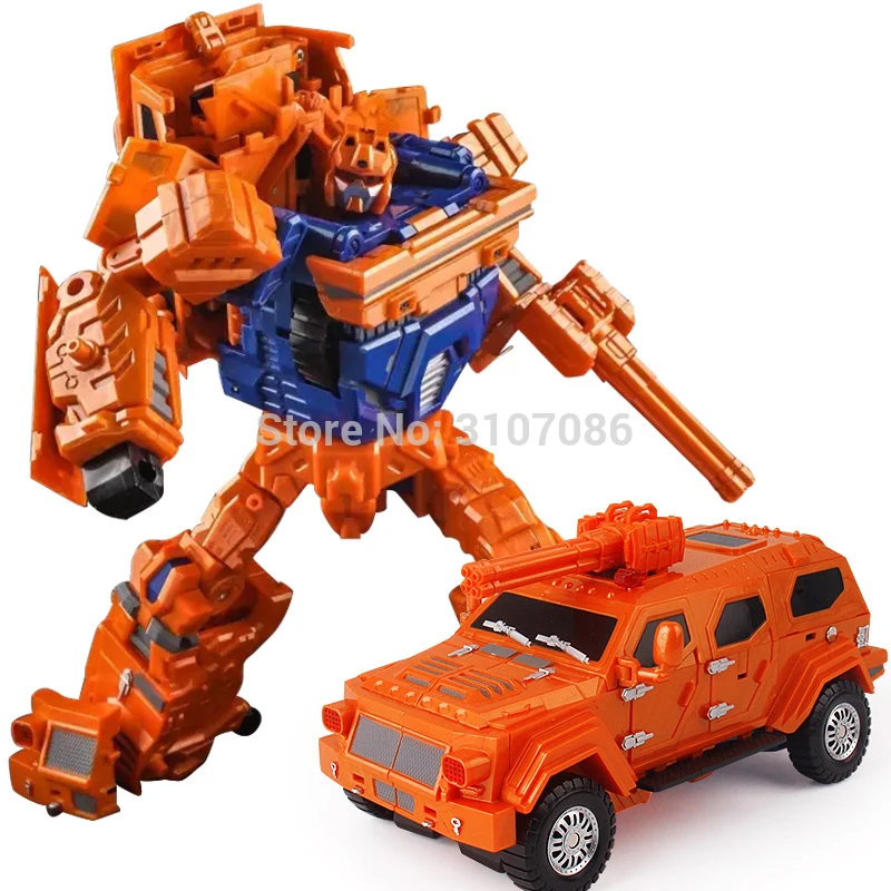 WJ Transformation TW Justice Throttlebot Team Glodbug Chase Rollbar Wideload Freeway Searchlight 6 в 1 фигурка робота