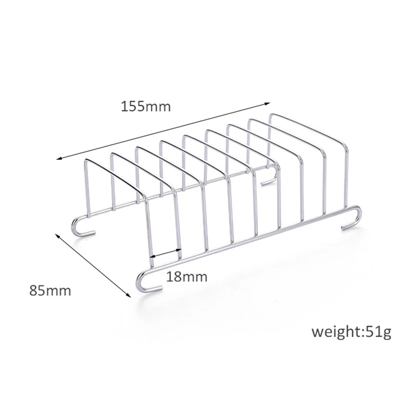 

Air Fryer Accessories Air Fryer Rack Set of 3 Multi-purpose 7 Inch Double Layer Rack Metal Holder for Kitchen Tools MOWA889
