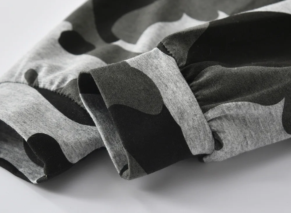 Комплект камуфляжной одежды из 2 предметов для новорожденных мальчиков и девочек