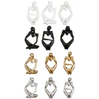 Современные абстрактные статуи, скульптура из смолы, художественная фигурка истончика, человек-думающий, современная скульптура из смолы, фигурка, подарок на день рождения