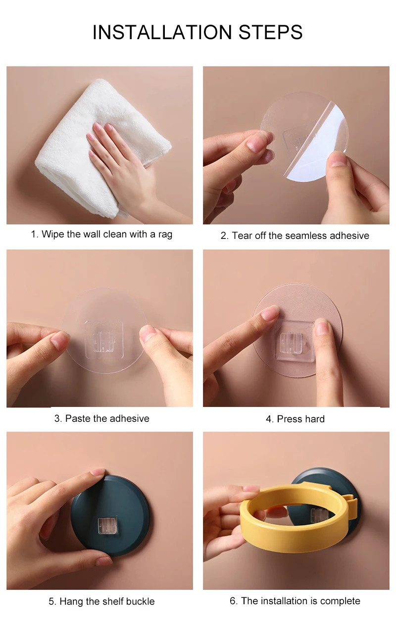 

Home high-quality wall-mounted hair dryer rack ABS bathroom shelf hair dryer rack hair dryer hanger finishing rack