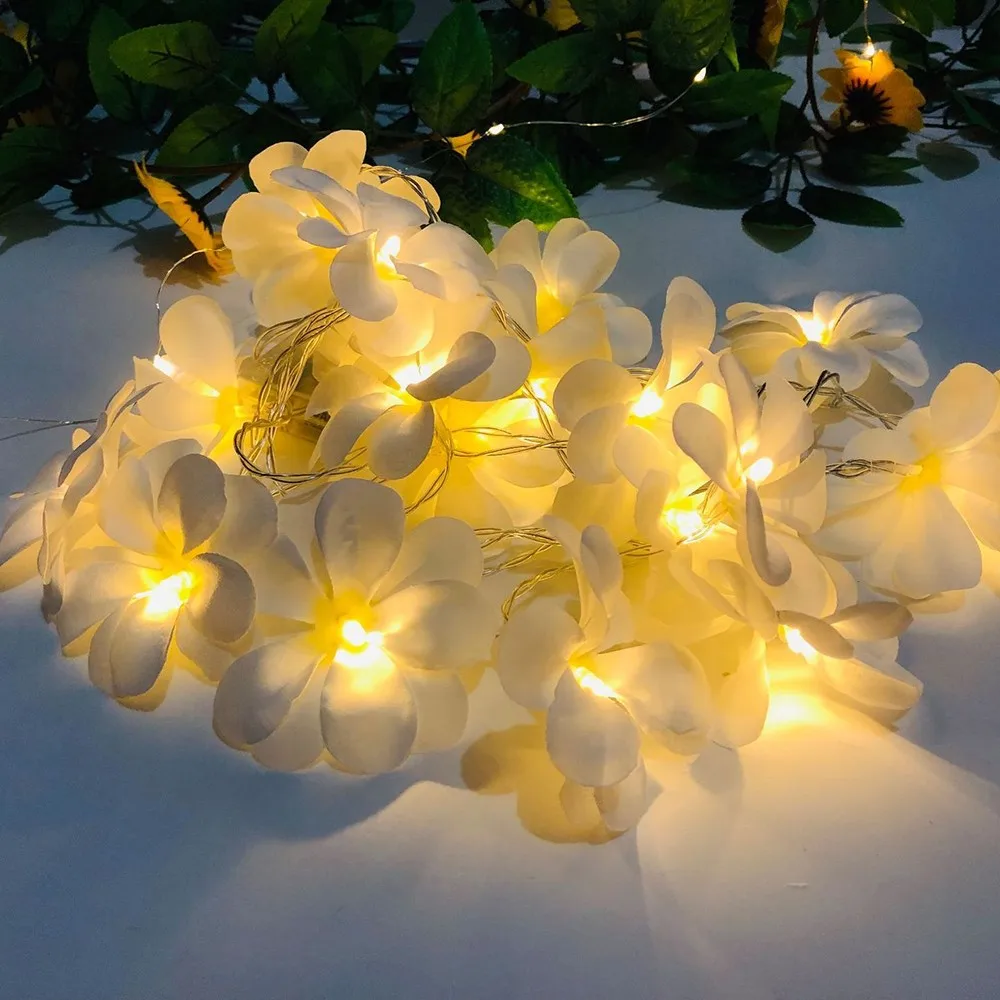 Светодиодный фонарь гирлянда с питанием от аккумулятора для свадьбы