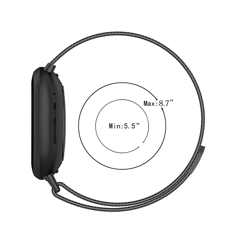 Wrist Strap For Fitbit Versa 3 Metal Band For Fitbit Sense Bracelet Replacement Stainless Steel Loop Smart Watch Correa