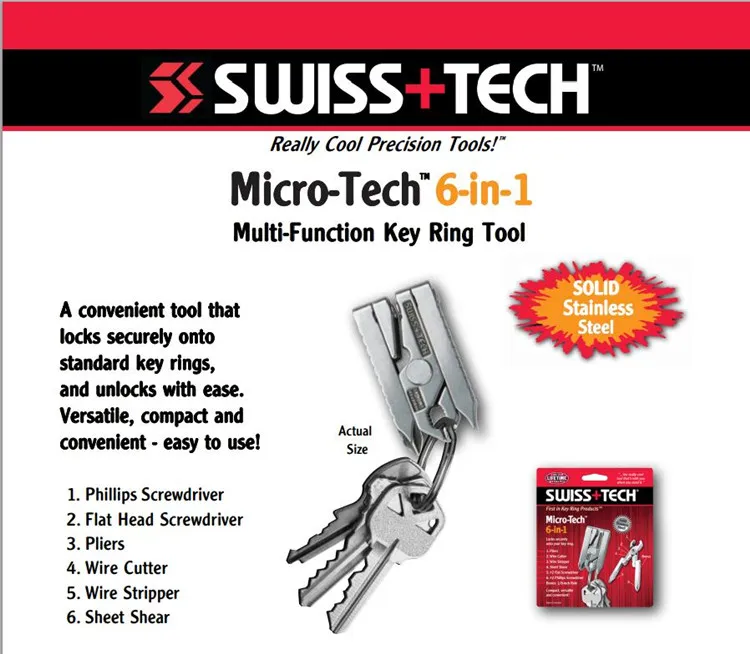 Швейцарские технологии 6 в 1 многофункциональный инструмент для активного отдыха