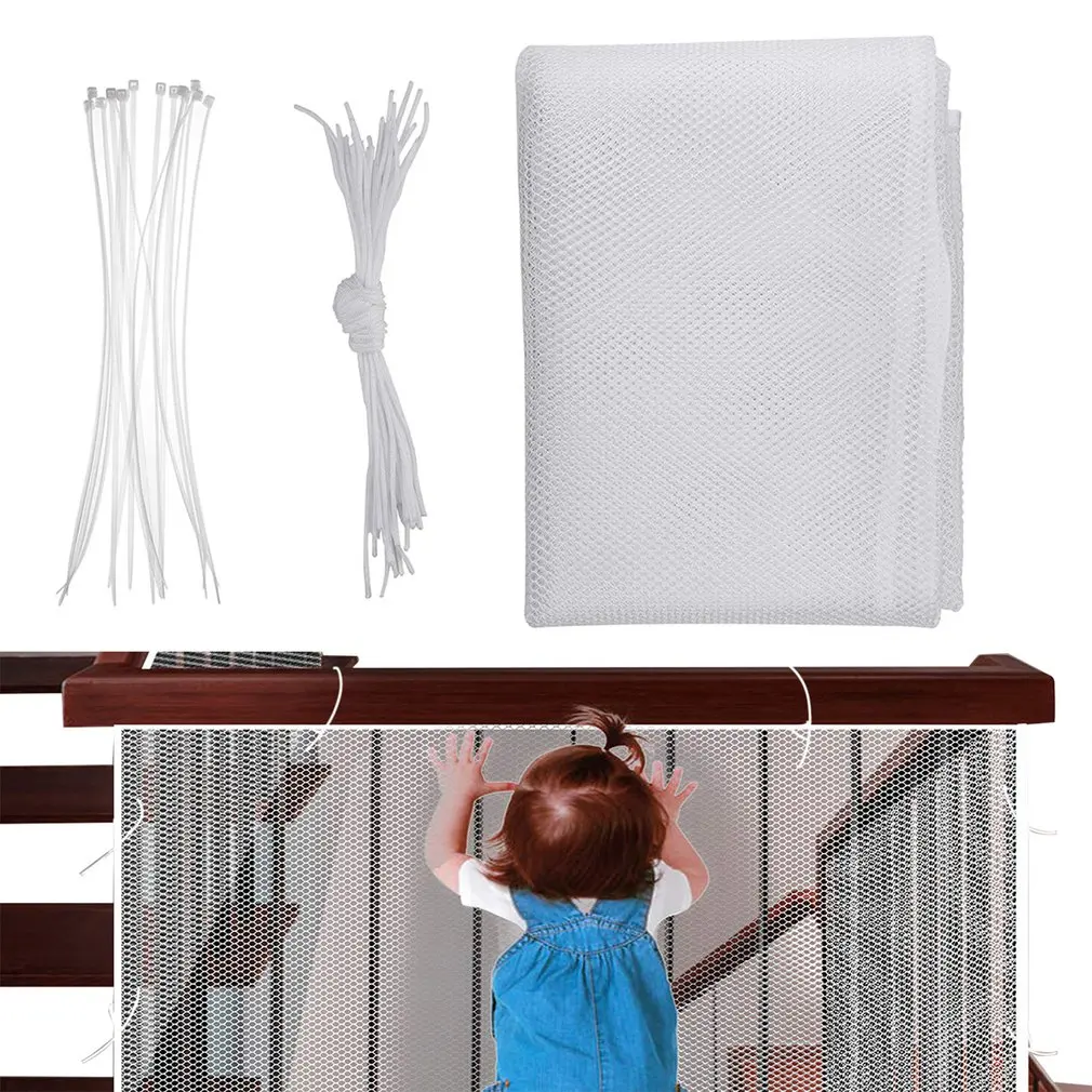 

Children Safety Net Infant Fence Railing Stairs Balcony Mesh Protecting Safety Child Railnet Net Pet Guard Infant Stair Mesh
