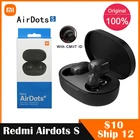 Оригинальные беспроводные наушники Xiaomi Redmi Airdots S TWS Bluetooth 5,0 игровая гарнитура с ИИ-управлением с микрофоном наушники с шумоподавлением