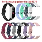 Силиконовый ремешок для часов Samsung Galaxy Fit, быстросъемный спортивный браслет для Samsung Galaxy, сменный аксессуар для смарт-браслета, с функцией быстрой фиксации, на 124 дюйма