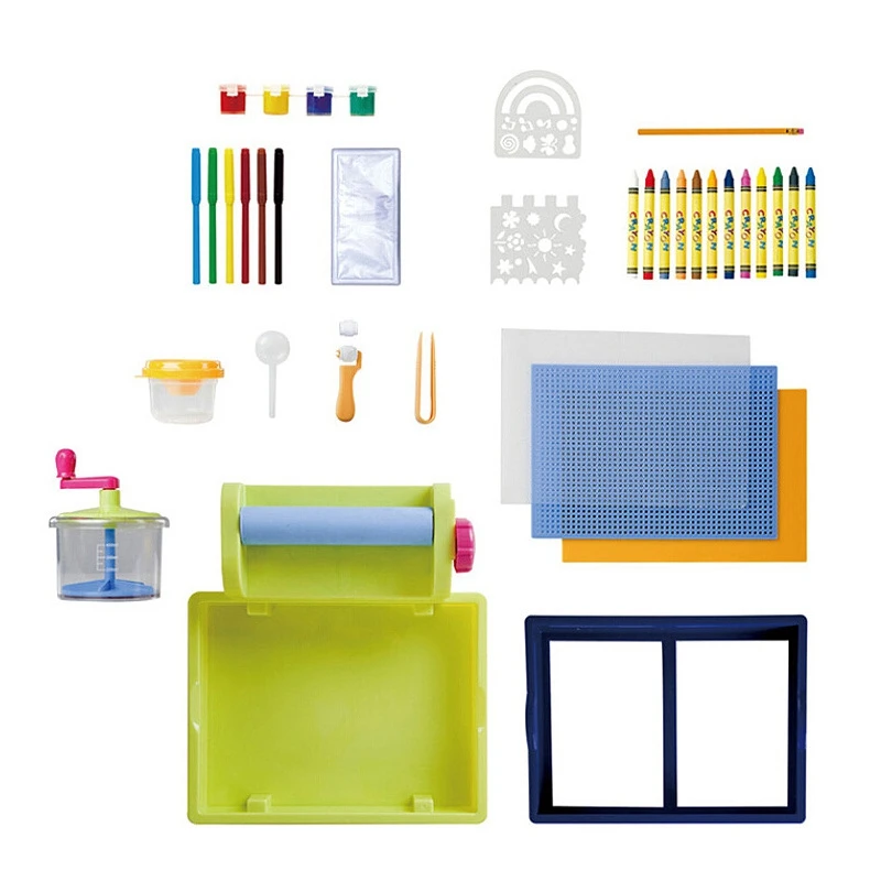 Ручной Бумага машина для рукоделия Наборы с нанесением образовательные научные