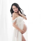 Платья для беременных платье для фотосессии реквизит для фотосъемки беременных Кружевное платье макси 2020 летнее платье для беременных