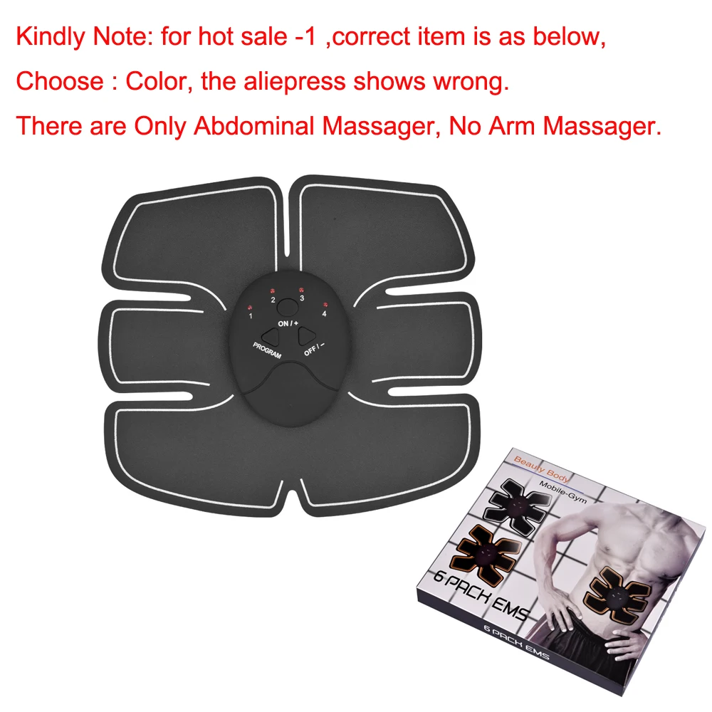 EMS Abdominal Hips Muscle Training Wireless Buttocks ABS Stimulator Fitness Professional Body Slimming Massager USA Stock