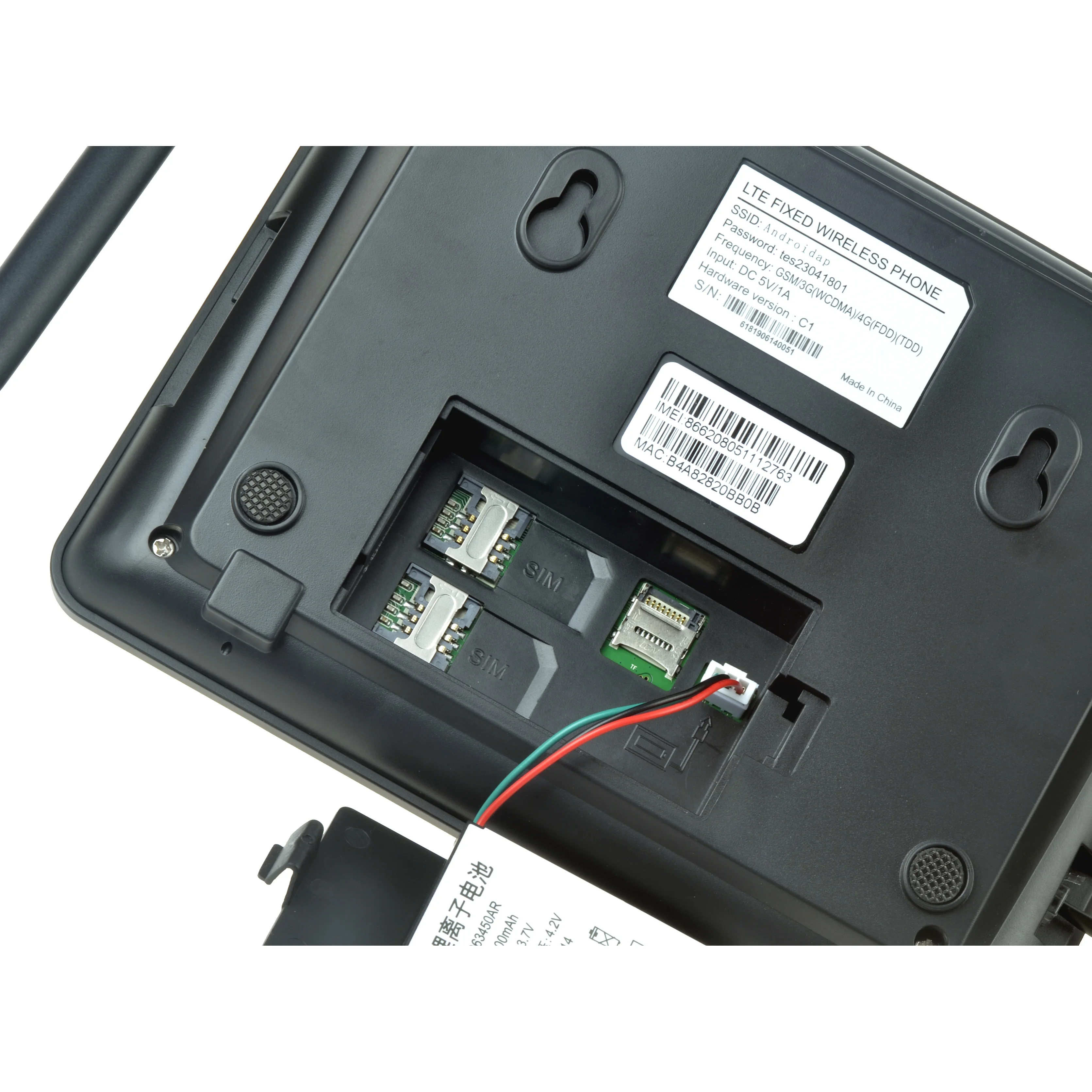 4G LTE фиксированный беспроводной телефон с WIFI WAN вызовы запись SMS цветной ЖК TNC