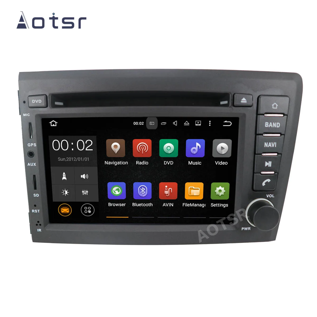 AOTSR 2 Din Автомобильный Радио в машине Android 9 для VOLVO S60 V70 XC70 XC90 2000 2001 2002 2003 2004 GPS