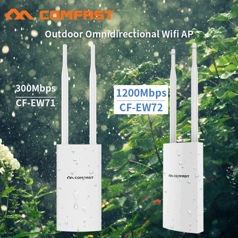 Comfast 300Mbps-1200Mbps беспроводной Wifi Открытый 2 4 &amp 5 8 Ghz водонепроницаемый расширитель