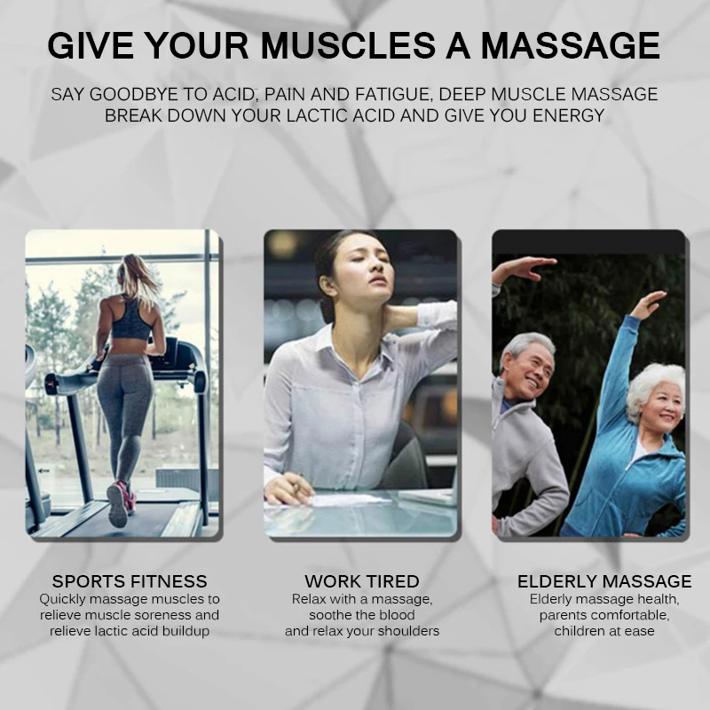 Тренажёрный массажный аппарат Ralax удобный пистолет для тренировки мышц