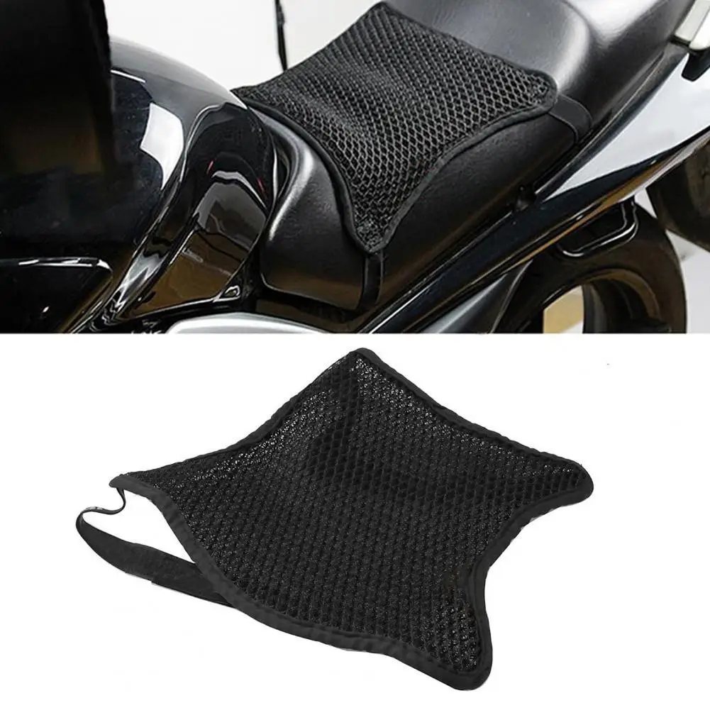 

Чехол на сиденье, 3D сетчатый дышащий резиновый мотоциклетный мягкий чехол на сиденье для мотоцикла