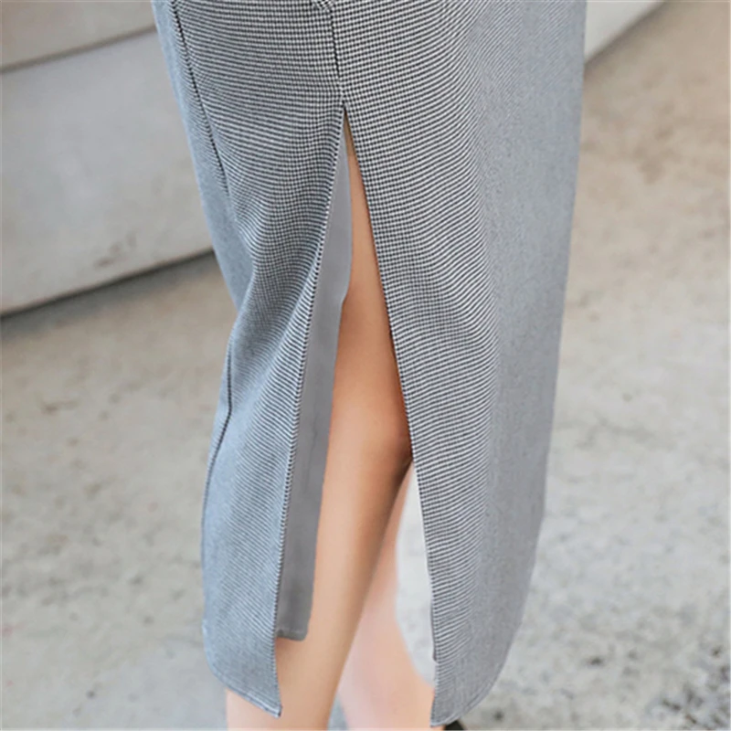 

JiuMeiDai Women Chinese Style A-Line Dress Lady Elegant Embroidery Dresses Female Stand Collar Retro Party Cheongsam Plus Size