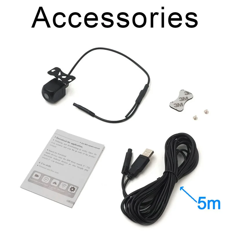 Переднее и заднее крепление WIFI AP беспроводная резервная парковочная камера