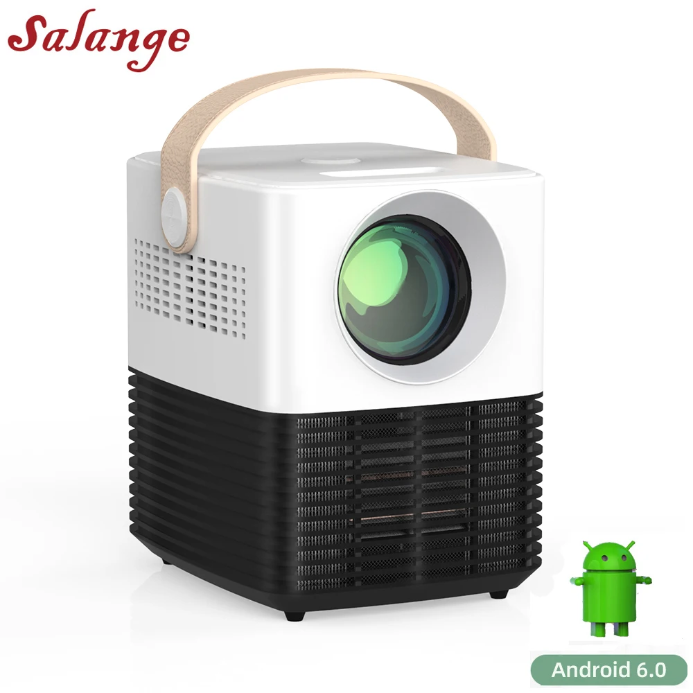 Salange Мини проектор P50 Портативный видео для мобильного телефона домашнего