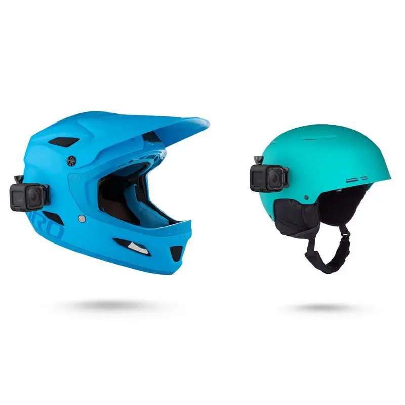 9 в 1 Шлем Передняя сторона быстрого крепления комплект для GoPro Hero 6 5 4 3 2 Session|Чехлы