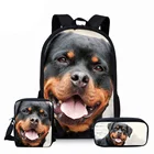 Рюкзак для мальчиков-подростков, с изображением собак
