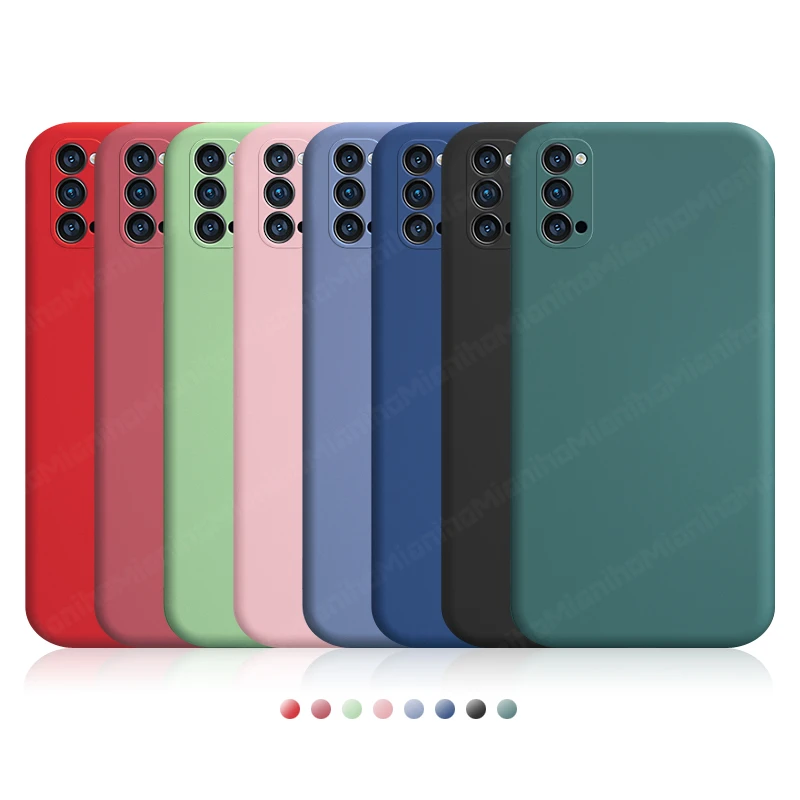 Высококачественный защитный чехол для Oppo Рино 4 Pro Чехол из жидкого силикона