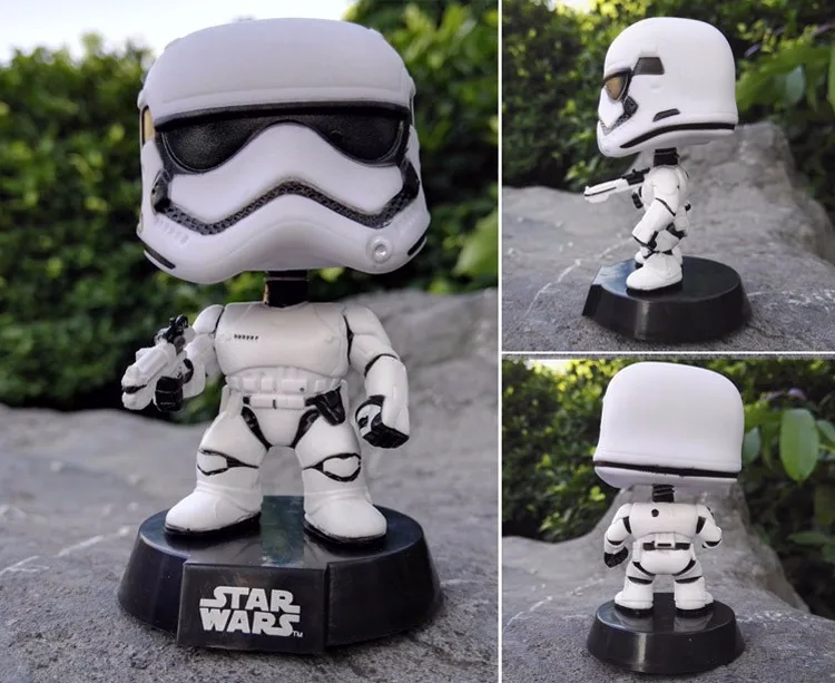 Funko персонажи поп Звездных войн с качающейся головой Боб Фетт Дарт Вейдер йода 10 см Виниловая фигурка игрушки