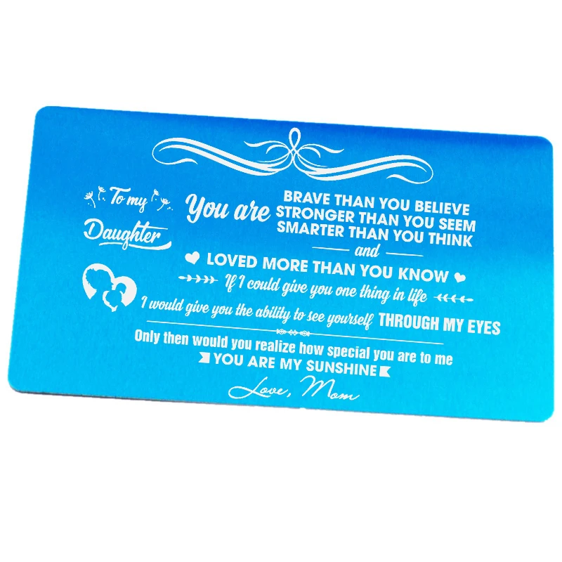 Персонализированный Металлический бумажник вставка для карт