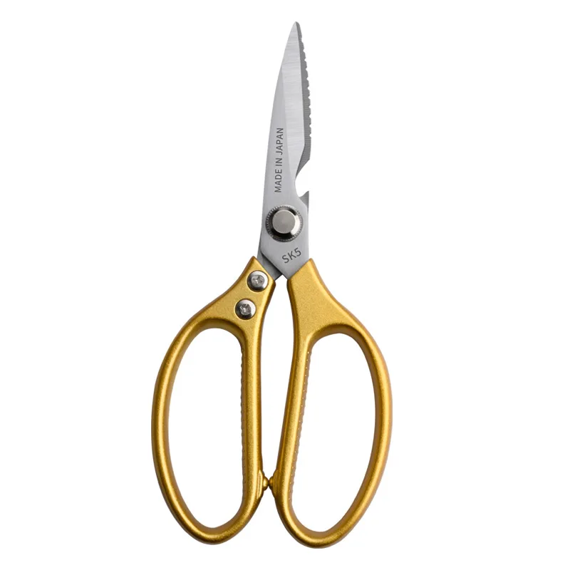 

Kitchen Scissors Stainless Steel Chicken Bone Scissors Multifunctional Panda Scissors Aluminum Handle Barbecue Scissors