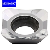 mosask 10pcs seht 1204 zk01 semi finishing copper aluminum processing cnc lathe km45 face milling tool tungsten carbide inserts