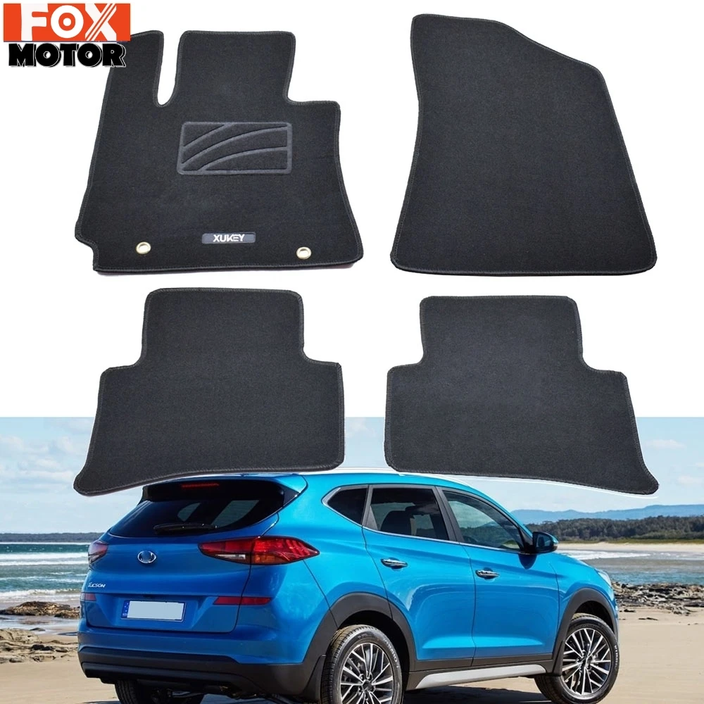 4 шт. автомобильный коврик для Hyundai Tucson 2016 2017 2018 2019 LHD Противоскользящий передний