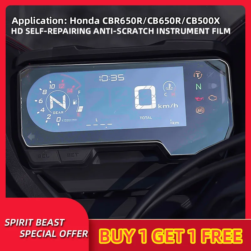 

Spirit Beast Motorcycle speedometer Scratch TPU Protection Film Dashboard Screen Instrument Film For Honda CB650R CBR650R CB500X
