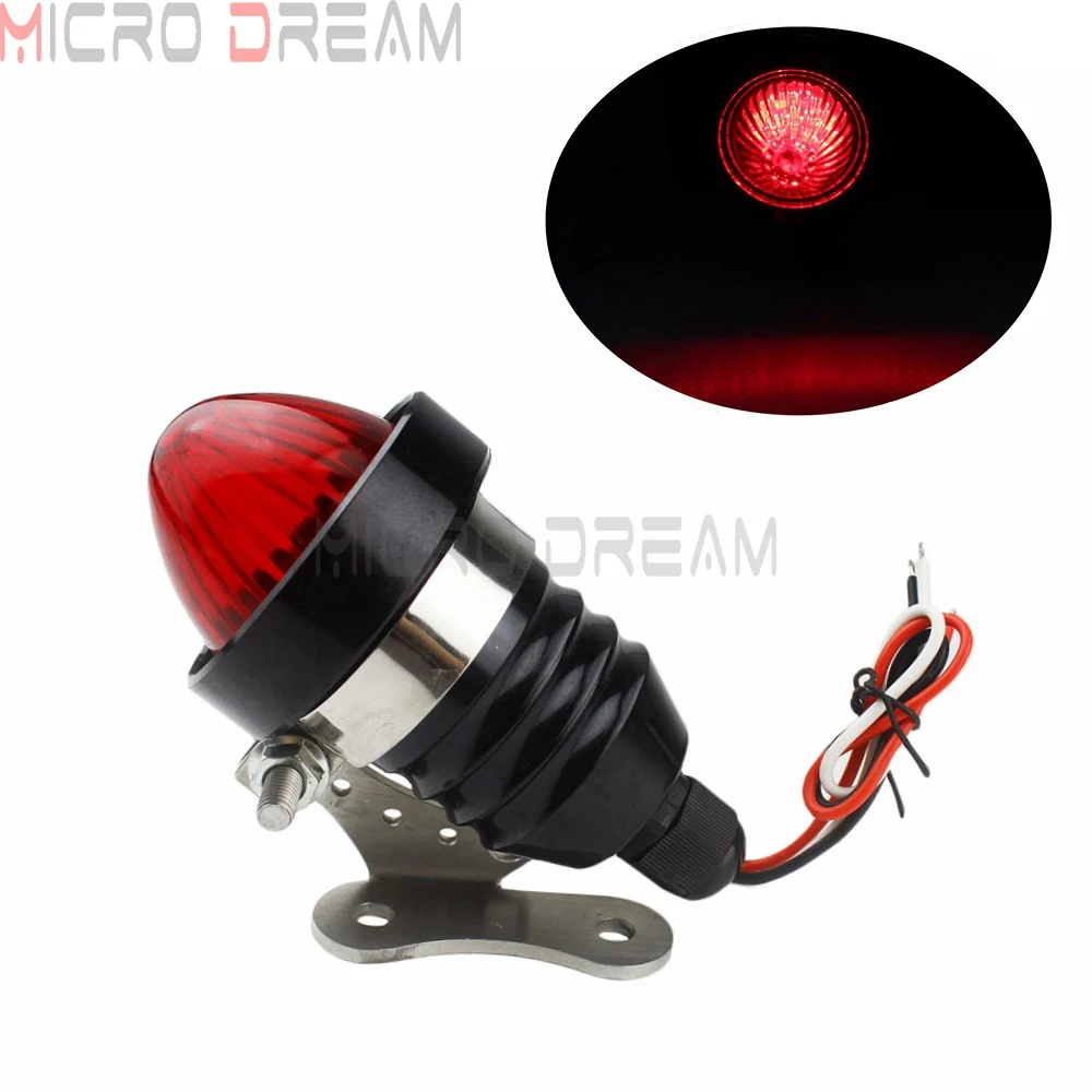 

Motorcycle Tail Light For Harley Sportster Softail Cruiser Cafe Racer Scrambler 22pcs LED Taillight Universal Brake Rear Lamp