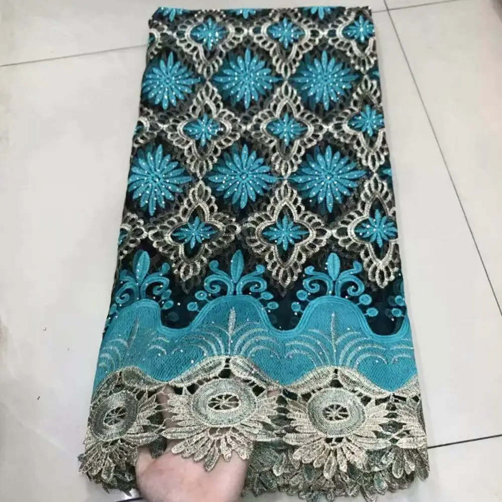 BEAUTIFICAL африканская кружевная ткань вышитый тюль с камнями 2019 Новое поступление