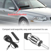 car radio aerial ant 309 universal car fm radio antenna patch aerial windscreen mount 5m cable 85 112mhz