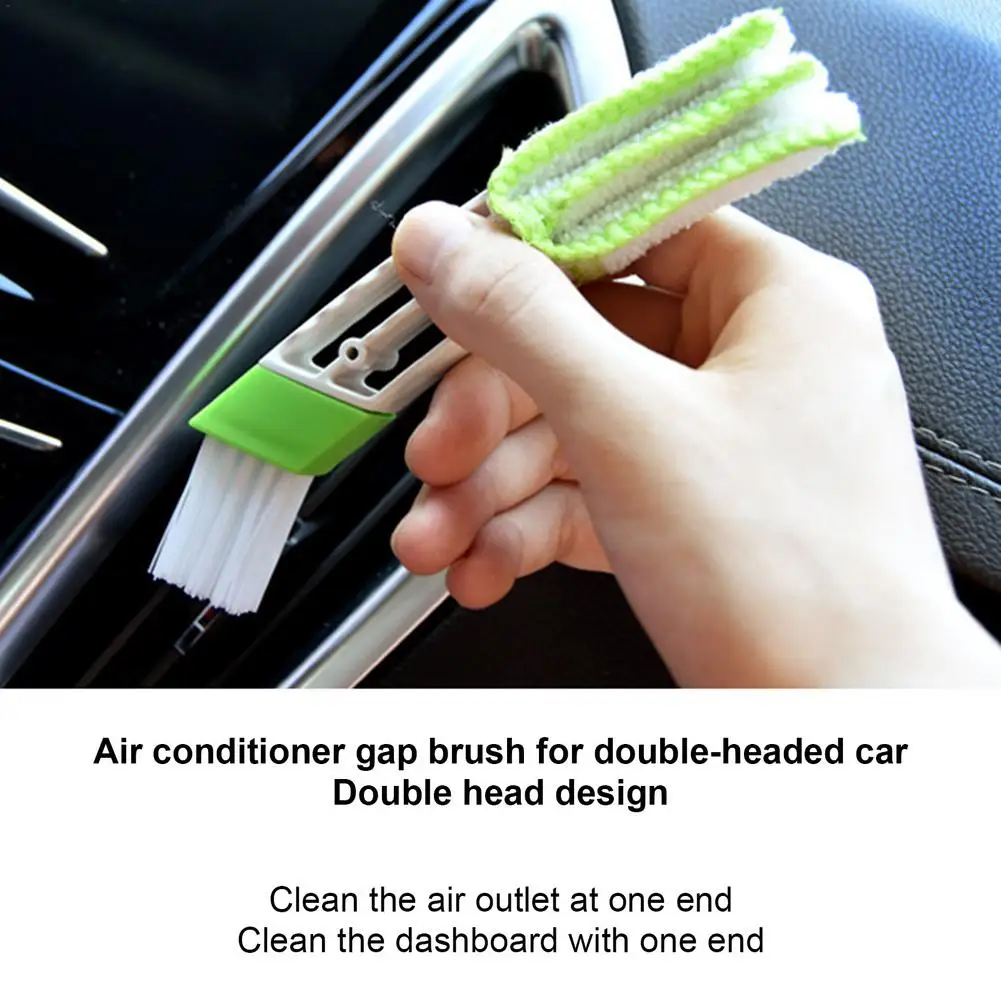 

Щетка для вентиляционного отверстия автомобильного кондиционера, очиститель автомобильной решетки из микрофибры, щетка для автодетейлинг...