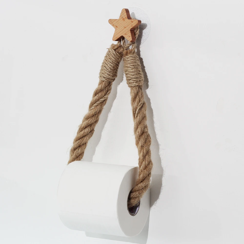 Винтажный веревка для полотенец держатель туалетной бумаги товары украшения