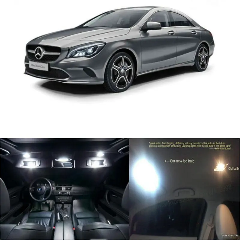 13 шт. светодиодные лампы для салона автомобиля Mercedes-Benz cla | Автомобили и мотоциклы