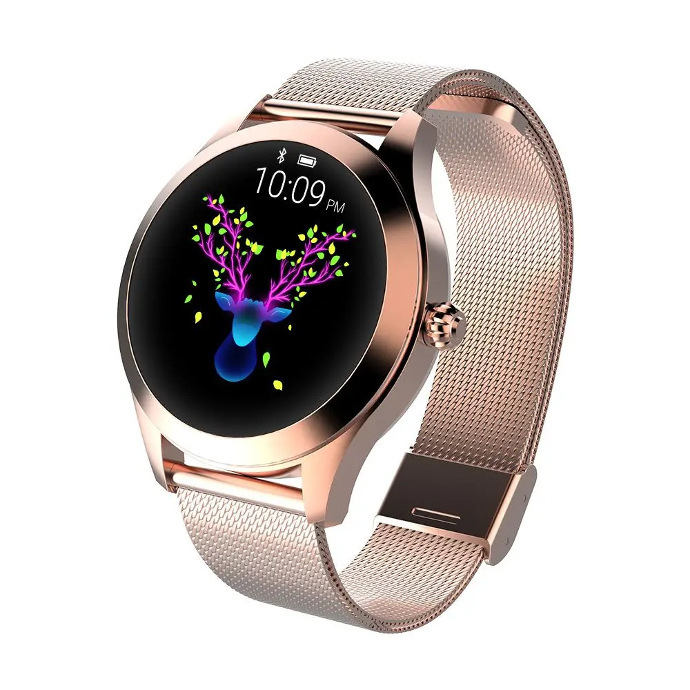 

KW10 KW20 женские Смарт-часы 2021 IP68 Водонепроницаемый пульсометр Bluetooth для Android IOS фитнес-Браслет Смарт-часы