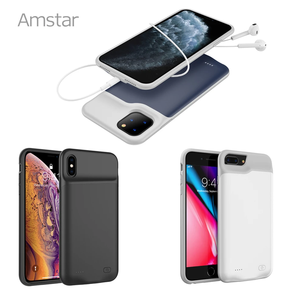 Чехлы для зарядки аккумуляторов Amstar внешний аккумулятор комплект резервный