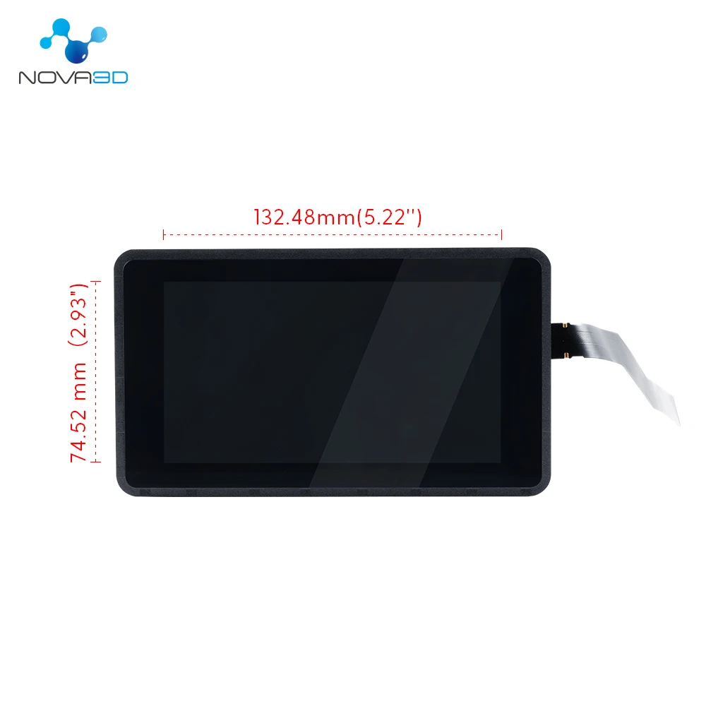 Nova3D-Módulo de pantalla de curado de luz, 6 pulgadas, 2K, LCD, Bene4/Elfin, 2560x1440, Kits de piezas, alto brillo