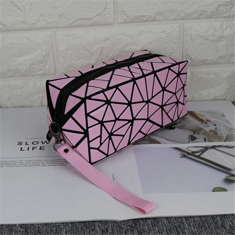 

Геометрический Rhomet Водонепроницаемый Портативный женская косметичка для девочек Портативный Большой Space Wallet 02D