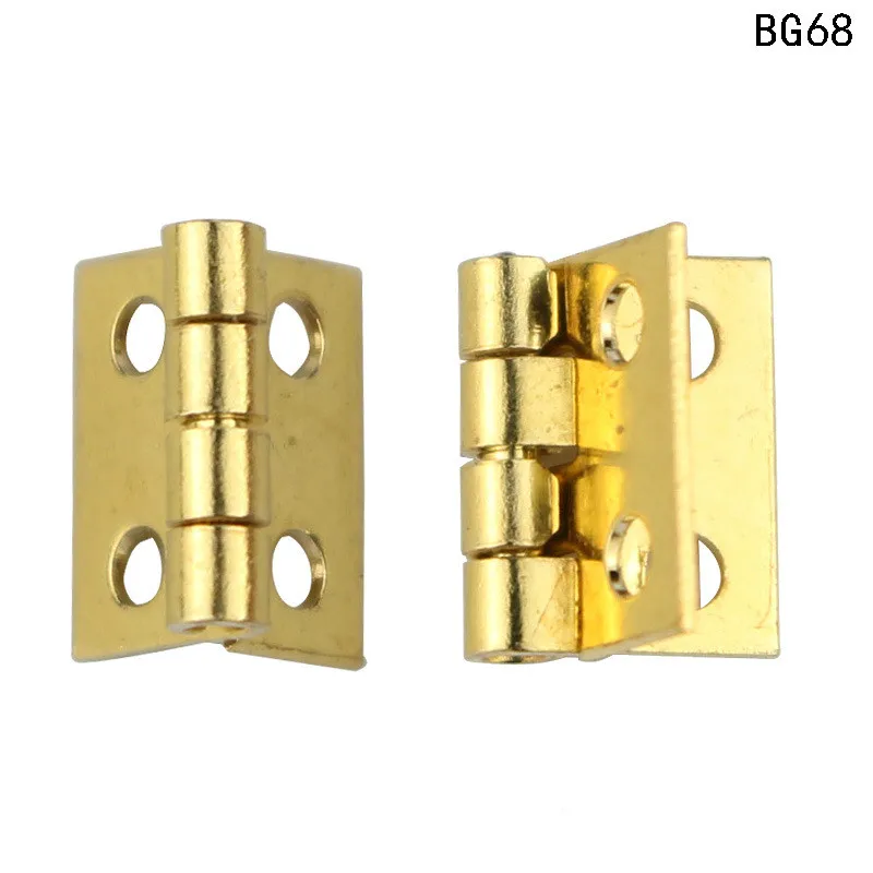 100 шт мини петли миниатюрный шарнир карман дверные из чистой меди для дам