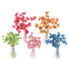 1:12 миниатюрная ваза для кукольного домика с цветами жасмина стеклянный высушенный цветок семейный горшок для кукол домашняя имитация горшечных растений