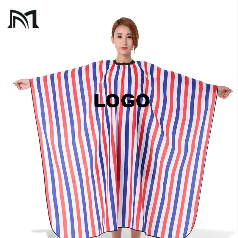 Настраиваемые парикмахерские накидки Салон Парикмахерская Стрижка волос полоса