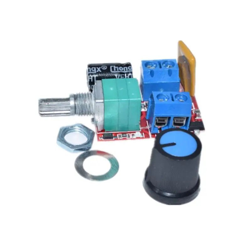 Мини 5A PWM 90W контроллер скорости двигателя постоянного тока модуль 3V-35V