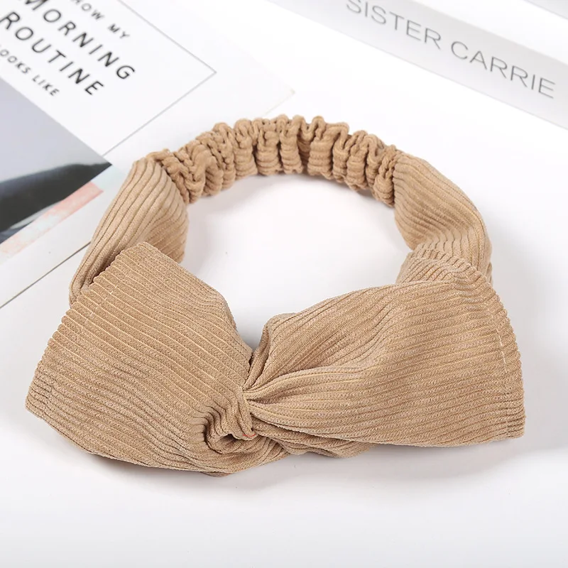 

Geometric Luxury Colorful Crystal Plaid Hairpins Hair Jewelry Women Fashion Elegant Cloth Knotting Fashion Leaves Wide Hairband