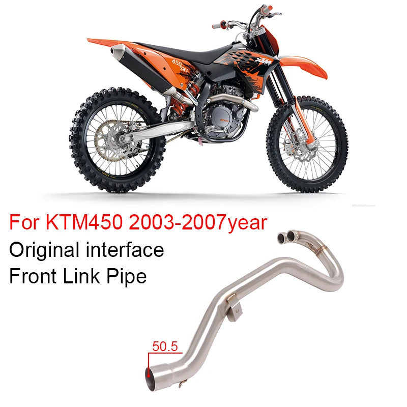 

Выхлопная труба для мотоцикла KTM450 KTM 450 SX-F EXC 2003-2007, 50,5 мм