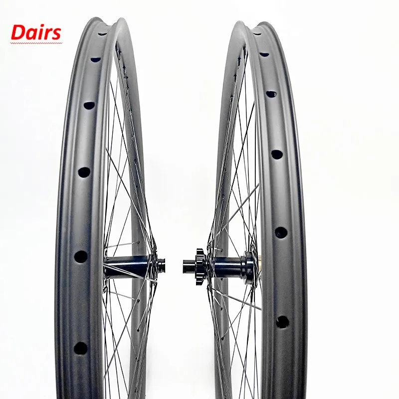 29er carbon mtb disc wheels 35x25mm Asymmetry powerway M82 boost 148x12 110x15 bike 1423 spokes bicycle wheelst | Спорт и