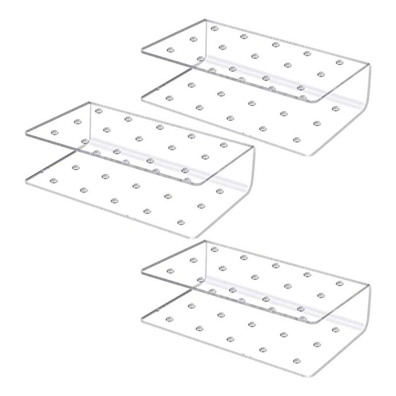 

3 Pcs Lolli Holder 15 Hole Clear Acrylic Cake Stand Display Lolli Stand Holder Display for Weddings Party